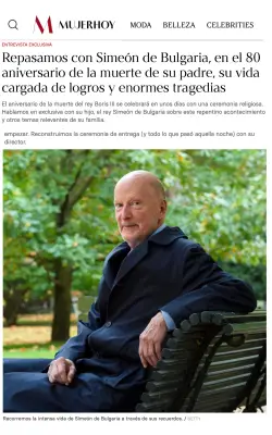 Entrevista a Simeón de Bulgaria